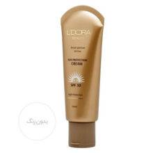 کرم ضدآفتاب لدورا بدون رنگ و فاقد چربی SPF50